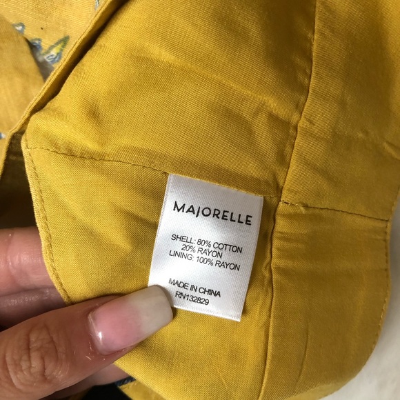 Majorelle Brandy Top in Citrus - Picture 6 of 6